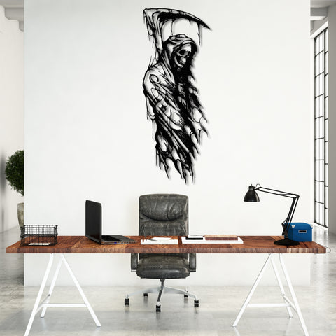Gothic Reaper Metal Wall Art