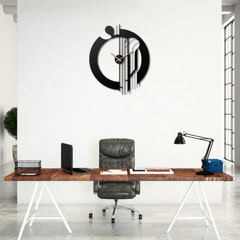 Simple and Stylish Metal Wall Clock