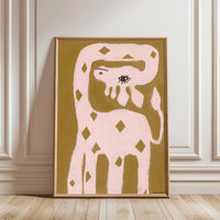 OLIVIA SEWELL Expressive Snake Painting Wall Poster