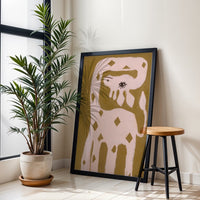 OLIVIA SEWELL Expressive Snake Painting Wall Poster