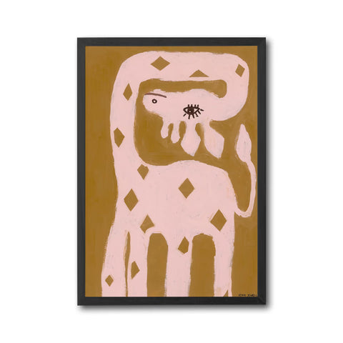 OLIVIA SEWELL Expressive Snake Painting Wall Poster