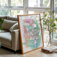 ONEDAYFOUR Cute Floral Aesthetic Wall Décor Wall Poster