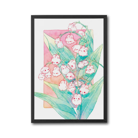ONEDAYFOUR Cute Floral Aesthetic Wall Décor Wall Poster