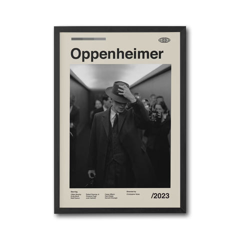 Oppenheimer 2023 Movie Décor Poster – Cinematic Home Wall Décor