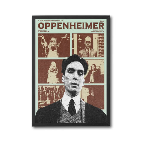 Oppenheimer 2023 Heritage Movie Décor Poster Wall Print
