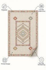 Oriens Ethnic Area Rug – Cream – features