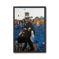 Pan Am Nostalgic Airline Crew Print – Retro Pan Am Wall Print