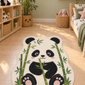 Panda Kids Area Rug in a nursery