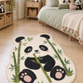 Panda Kids Area Rug in a bedroom