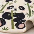 Panda Kids Area Rug – texture close-up