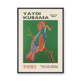 Patterned Bird Pop Art Wall Art – Kusama Tokyo 1998 Print
