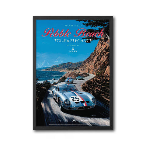 Pebble Beach Tour d'Refinement 2022 Print – Heritage Rolex Wall Poster
