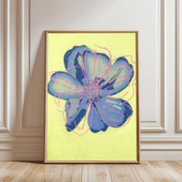 Is Boring Quote Wall Print Pop Art Flower Illustration Décor Poster