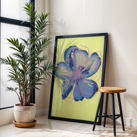 Is Boring Quote Wall Print Pop Art Flower Illustration Décor Poster