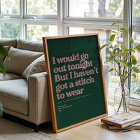Personalized Song Lyric Wall Décor Poster | Custom Music Print | Typographic Wall Poster | A5 A4 A3 | Unique Gift Idea