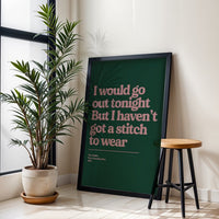 Personalized Song Lyric Wall Décor Poster | Custom Music Print | Typographic Wall Poster | A5 A4 A3 | Unique Gift Idea
