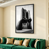 Photography Modern Minimalist Wall Art – Knotted Gun Sculpture Photo