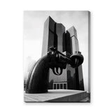 Photography Modern Minimalist Wall Art – Knotted Gun Sculpture Photo