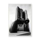 Photography Modern Minimalist Wall Art – Knotted Gun Sculpture Photo