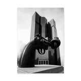 Photography Modern Minimalist Wall Art – Knotted Gun Sculpture Photo