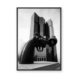 Photography Modern Minimalist Wall Art – Knotted Gun Sculpture Photo