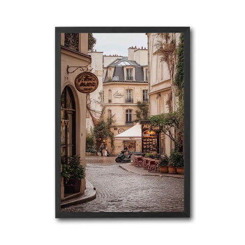 Pigalle Paris Café Street Aesthetic Wall Print Poster