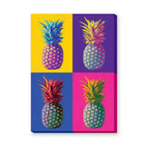 Pineapple Pop Art Wall Art – Colorful Tropical Fruit Grid