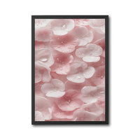 Pink and White Floral Wall Décor Wall Poster – Aesthetic Flower Print for Home Decor