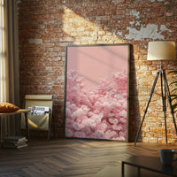 Pink Cherry Blossoms Wall Print Poster – Aesthetic Floral Nature Print for Home Décor