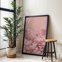 Pink Cherry Blossoms Wall Print Poster – Aesthetic Floral Nature Print for Home Décor