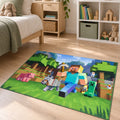 Pixel Gamer Modern Kids Rug in a nursery