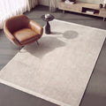 Plain Scandinavian Area Rug in a living room