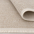 Plain Scandinavian Area Rug – texture close-up