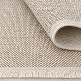 Plain Scandinavian Area Rug – texture close-up