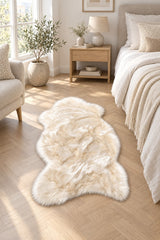 Plush Modern Area Rug in a bedroom
