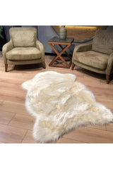 Plush Modern Area Rug in a living room