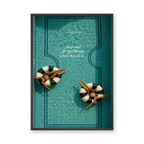 Pool Quote Photography Modern Wall Art – Turquoise Coastal Typography