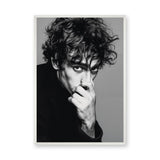 Portrait Photography Modern Minimalist Wall Art – Black and White Male Portrait
