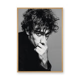 Portrait Photography Modern Minimalist Wall Art – Black and White Male Portrait