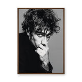 Portrait Photography Modern Minimalist Wall Art – Black and White Male Portrait