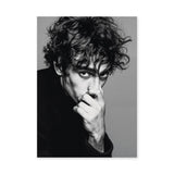 Portrait Photography Modern Minimalist Wall Art – Black and White Male Portrait