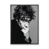 Portrait Photography Modern Minimalist Wall Art – Black and White Male Portrait