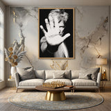 Portrait Photography Modern Wall Art – Black and White Hand Portrait