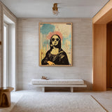 Portrait Pop Art Wall Art – Mona Lisa With Sunglasses and Pipe