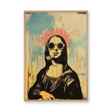 Portrait Pop Art Wall Art – Mona Lisa With Sunglasses and Pipe