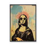 Portrait Pop Art Wall Art – Mona Lisa With Sunglasses and Pipe