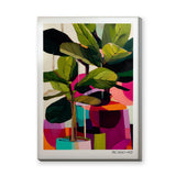 Potted Plant Abstract Botanical Wall Art – Colorful Picasso 1927 Print