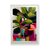 Potted Plant Abstract Botanical Wall Art – Colorful Picasso 1927 Print