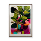 Potted Plant Abstract Botanical Wall Art – Colorful Picasso 1927 Print