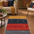 Printed Decorative Kitchen Rug in a living room